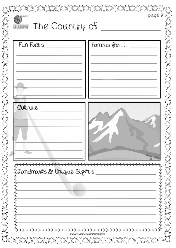 Geography Journal Sample