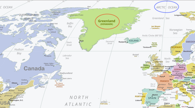 Greenland Map