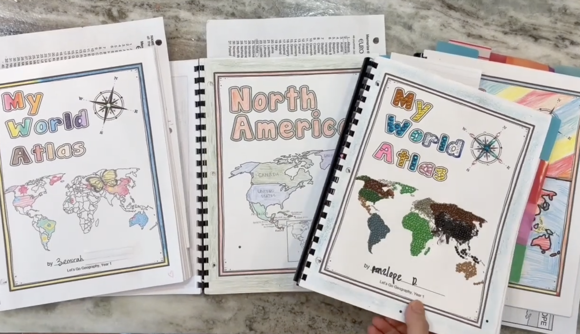 Middle School Geography Student Books